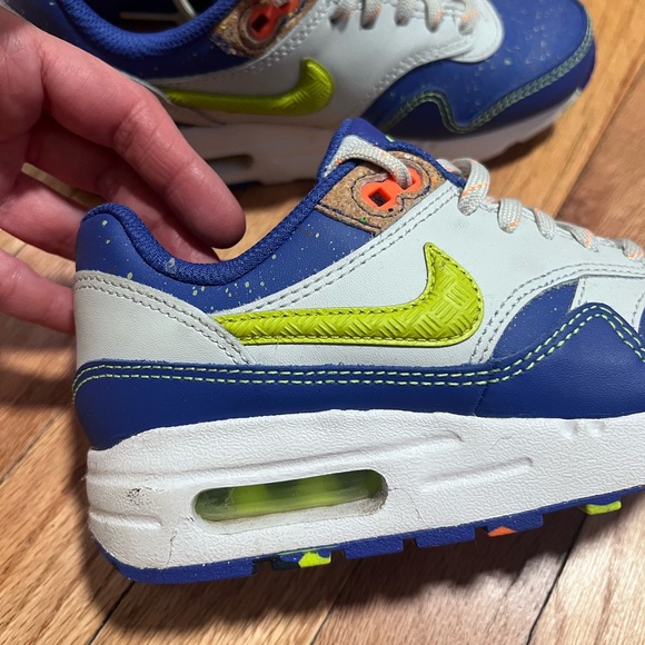 Nike Air Max 1 \'Paint Splatter\' Size 1Y Sneakers main image 7
